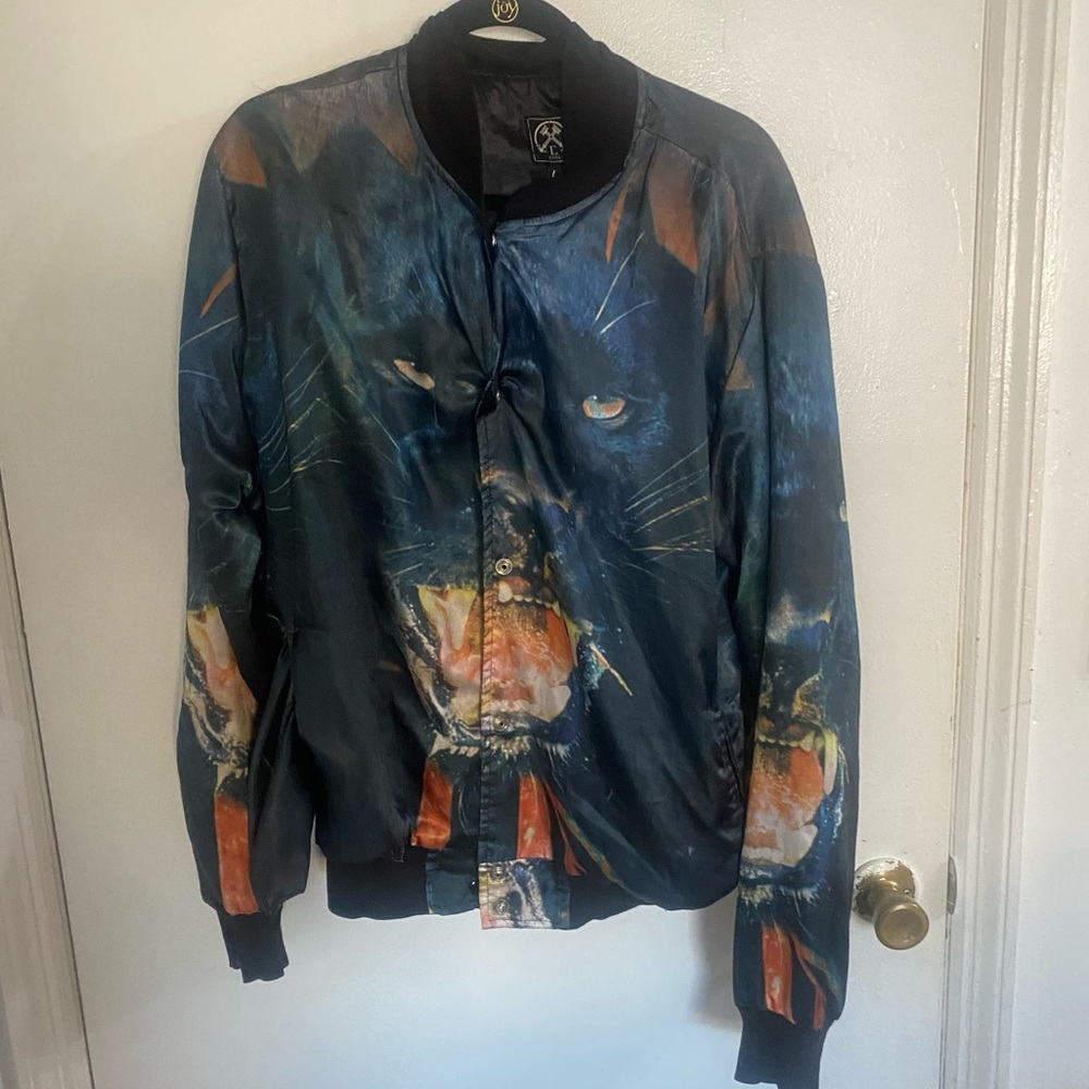 Urban Outfitters Civil Panther Bomber Jacket